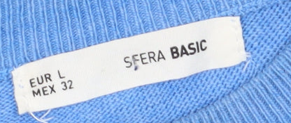 Womens UK Size 14 Sfera Blue Pullover Jumper