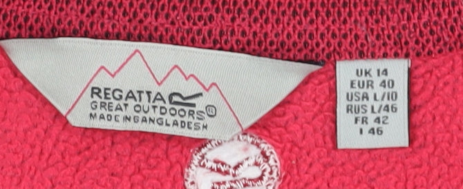 Regatta Women's Red Pullover Sweatshirt Size 14 Outdoor