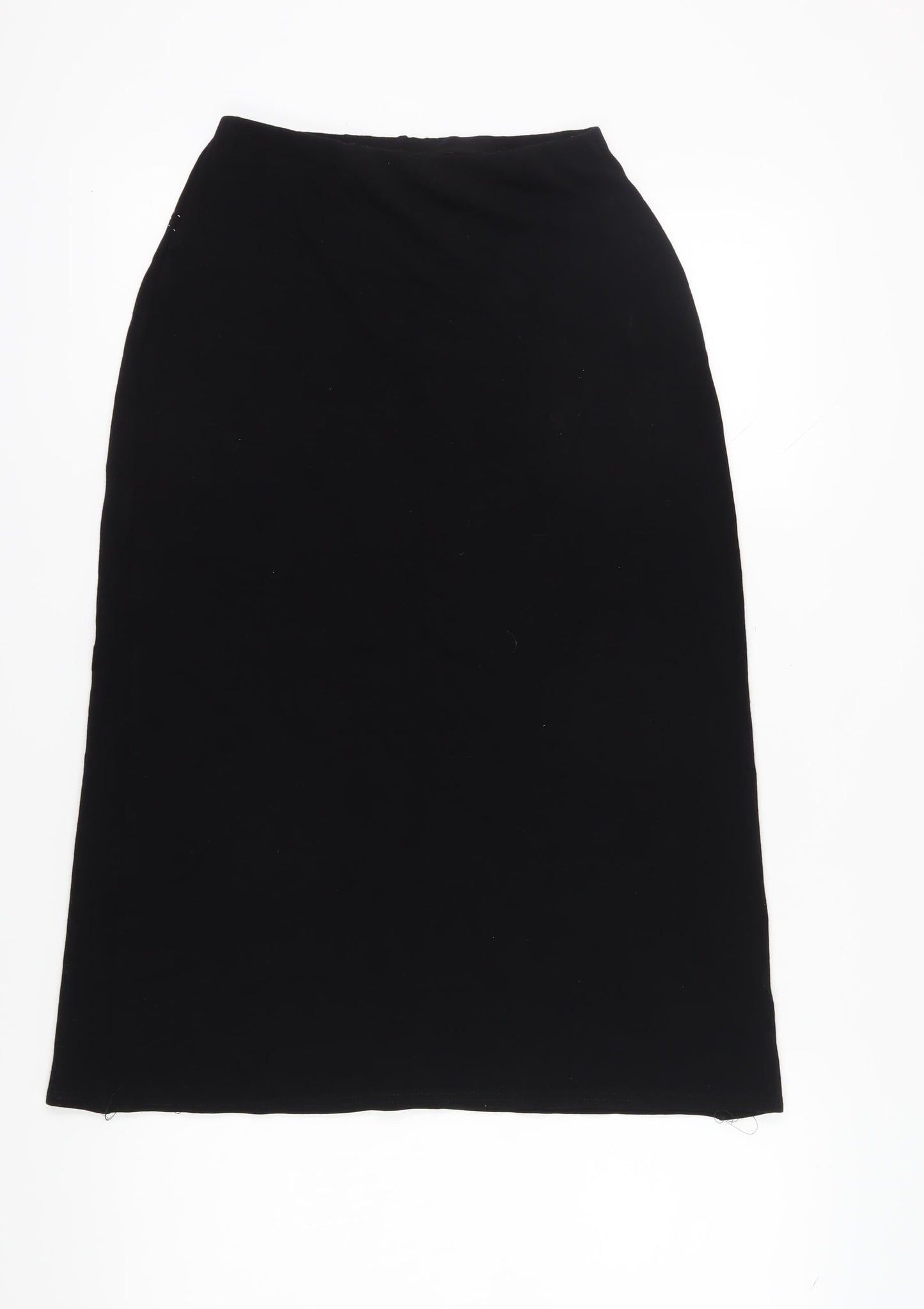 Amaranto Women's Black Midi Pencil Skirt Size 12