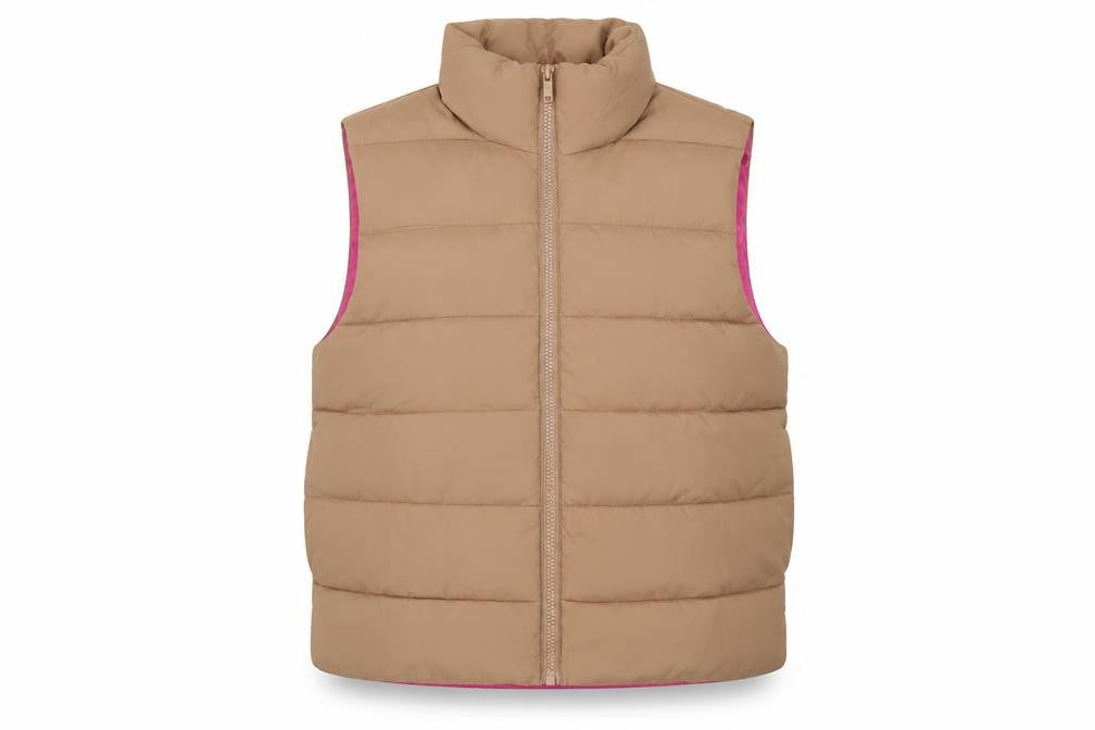 Womens UK Size L Noisy may Brown Puffer Jacket