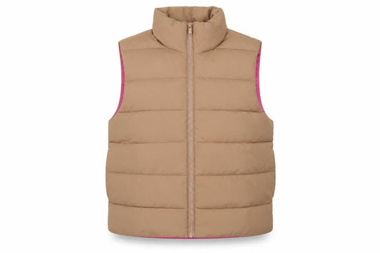 Womens UK Size L Noisy may Brown Puffer Jacket