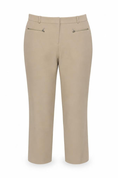 Womens UK Size 14 Marisota Regular Fit Business Casual Beige Trousers