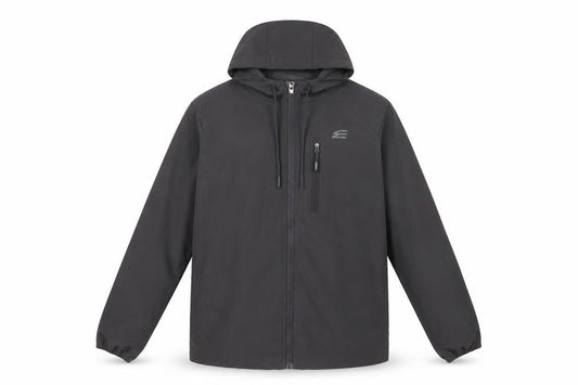 Mens UK Size M Elgini Black Windbreaker Coat