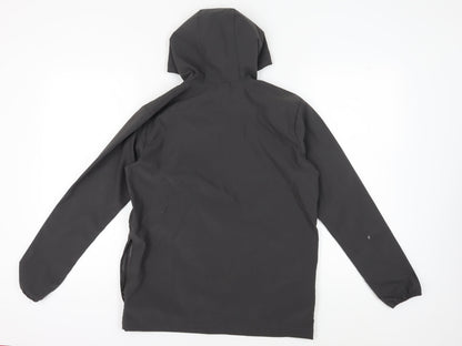 Mens UK Size M Elgini Black Windbreaker Coat