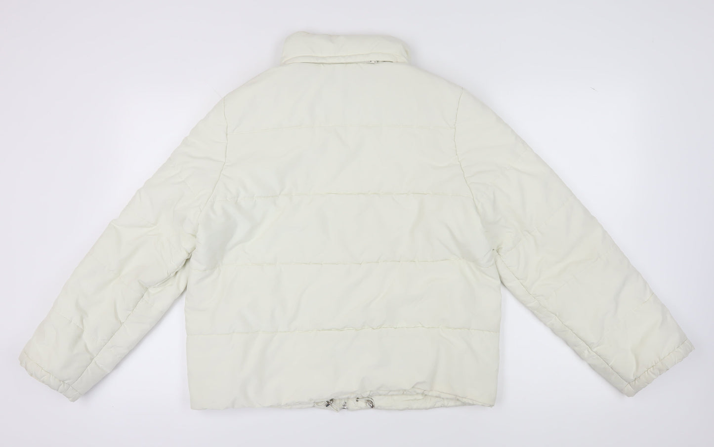 Womens UK Size 16 Marks and Spencer White Puffer Jacket