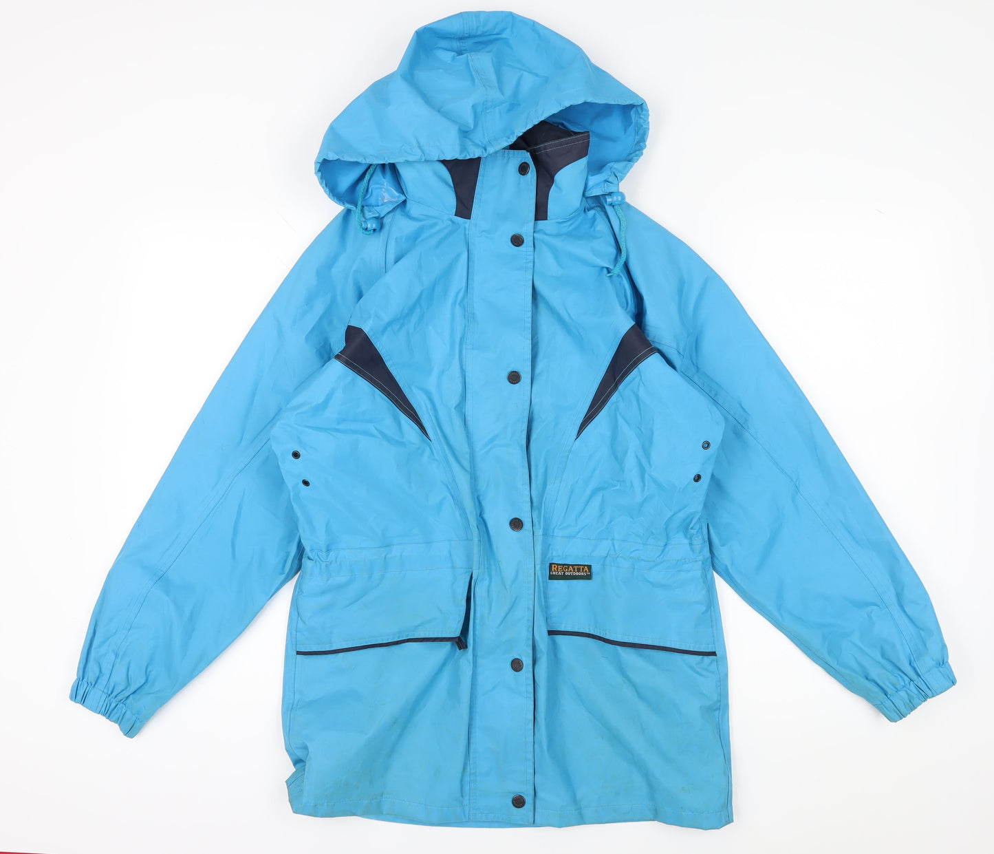 Womens UK Size 10 Regatta Blue Parka Coat