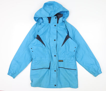 Womens UK Size 10 Regatta Blue Parka Coat