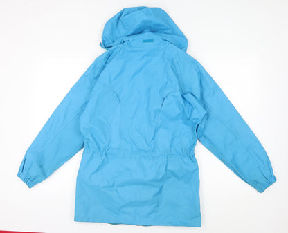 Womens UK Size 10 Regatta Blue Parka Coat
