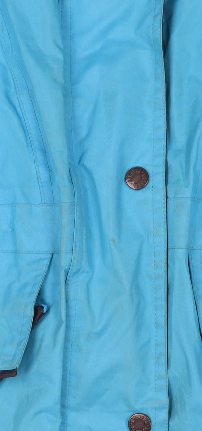 Womens UK Size 10 Regatta Blue Parka Coat
