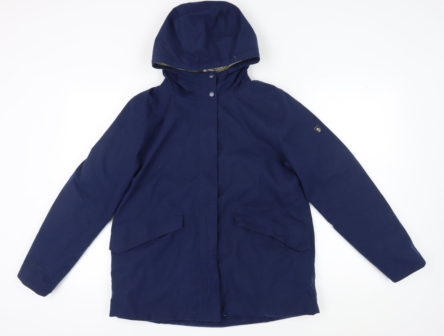 Womens UK Size 12 Craghoppers Blue Parka Coat