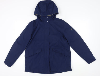 Womens UK Size 12 Craghoppers Blue Parka Coat