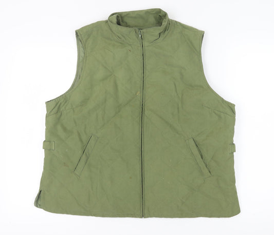Orvis Women's Green Quilted Waistcoat XL