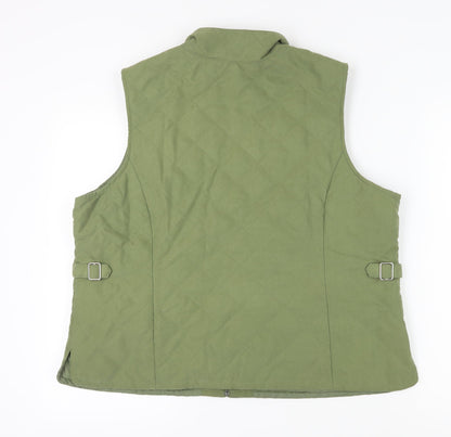 Orvis Women's Green Quilted Waistcoat XL