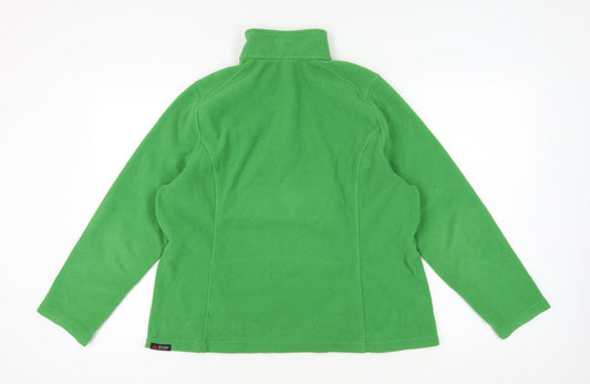 Womens UK Size XL Lands' End Green Pullover Sweatshirt