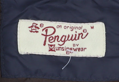 Mens UK Size M Penguin Brown Puffer Jacket