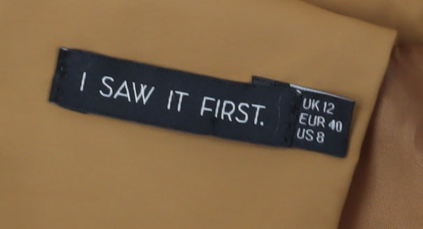 I Saw It First Women's Brown Padded Waistcoat Size 12