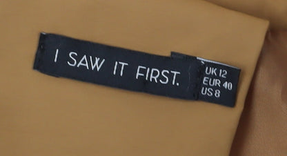 I Saw It First Women's Brown Padded Waistcoat Size 12