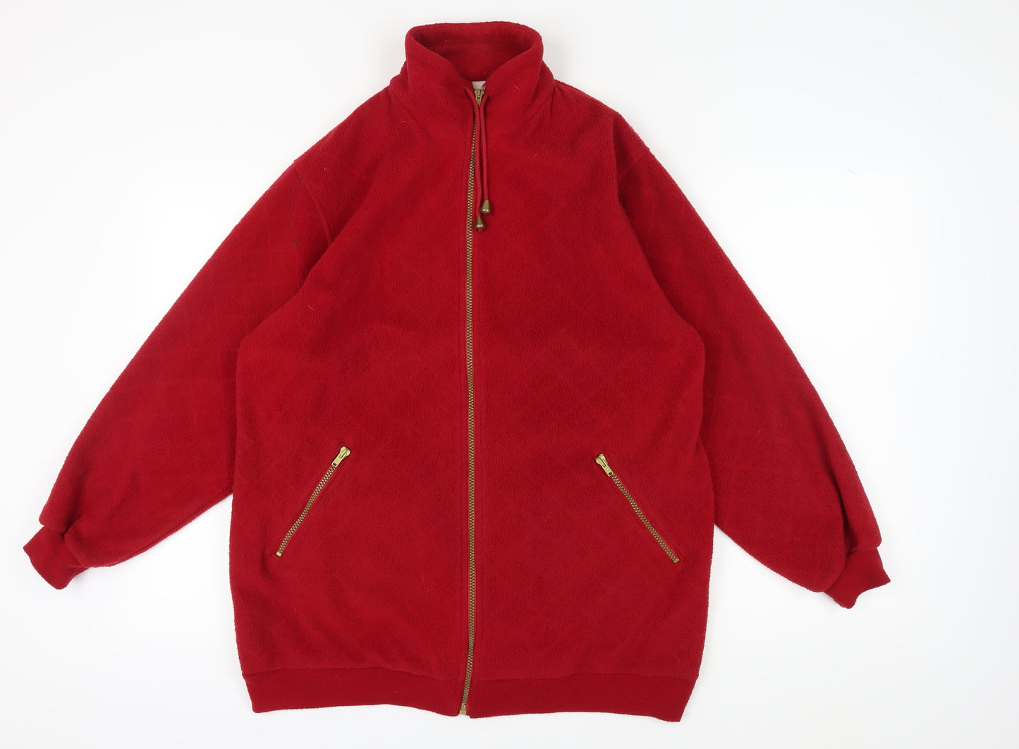 Classics Women's Red Fleece Jacket Size 16