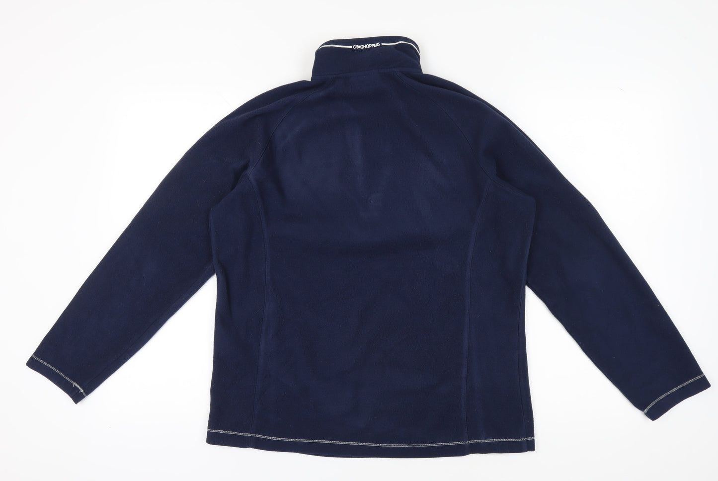 Craghoppers Women's Blue Fleece Henley Sweatshirt Size 14