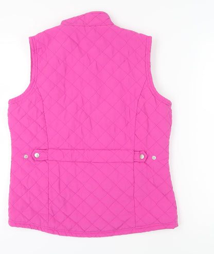 Womens UK Size M Tulchan Pink Quilted Coat