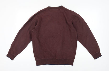 Men's M&C Sportswear Brown Pullover Graphic Sweatshirt, M