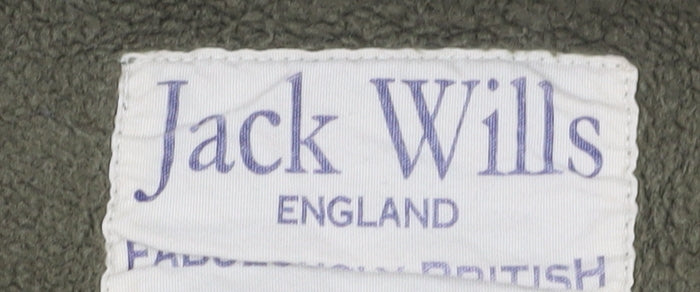 Womens UK Size 10 Jack Wills Green Pullover Hoodie