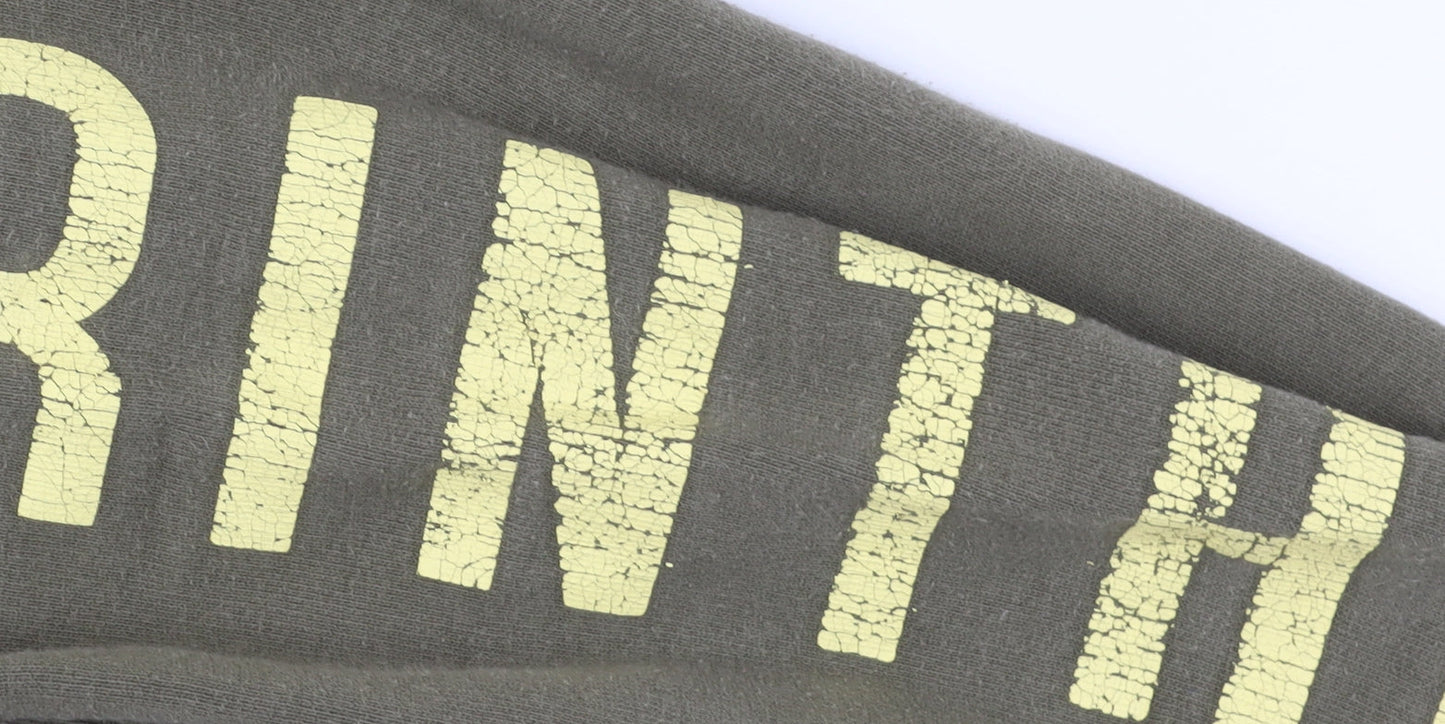 Womens UK Size 10 Jack Wills Green Pullover Hoodie