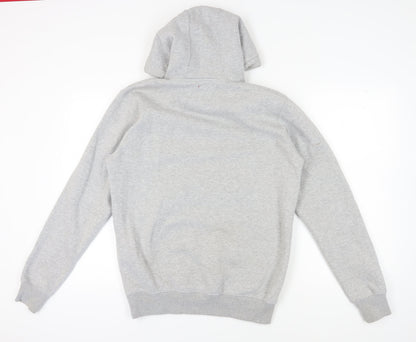 M KING Men's Grey Hoodie L - Embroidered Pullover