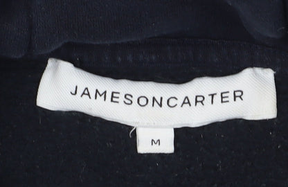 Mens UK Size M Jameson Carter Blue Pullover Hoodie
