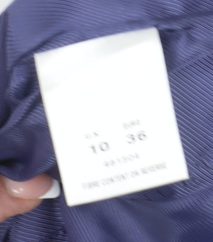 Minuet Women's Blue Linen Blazer, Size 10, Spring