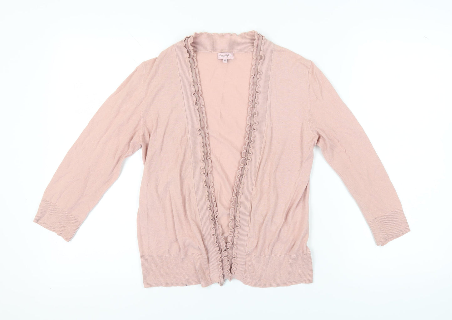 Womens UK Size 12 Phase Eight Pink Cardigan Jumper