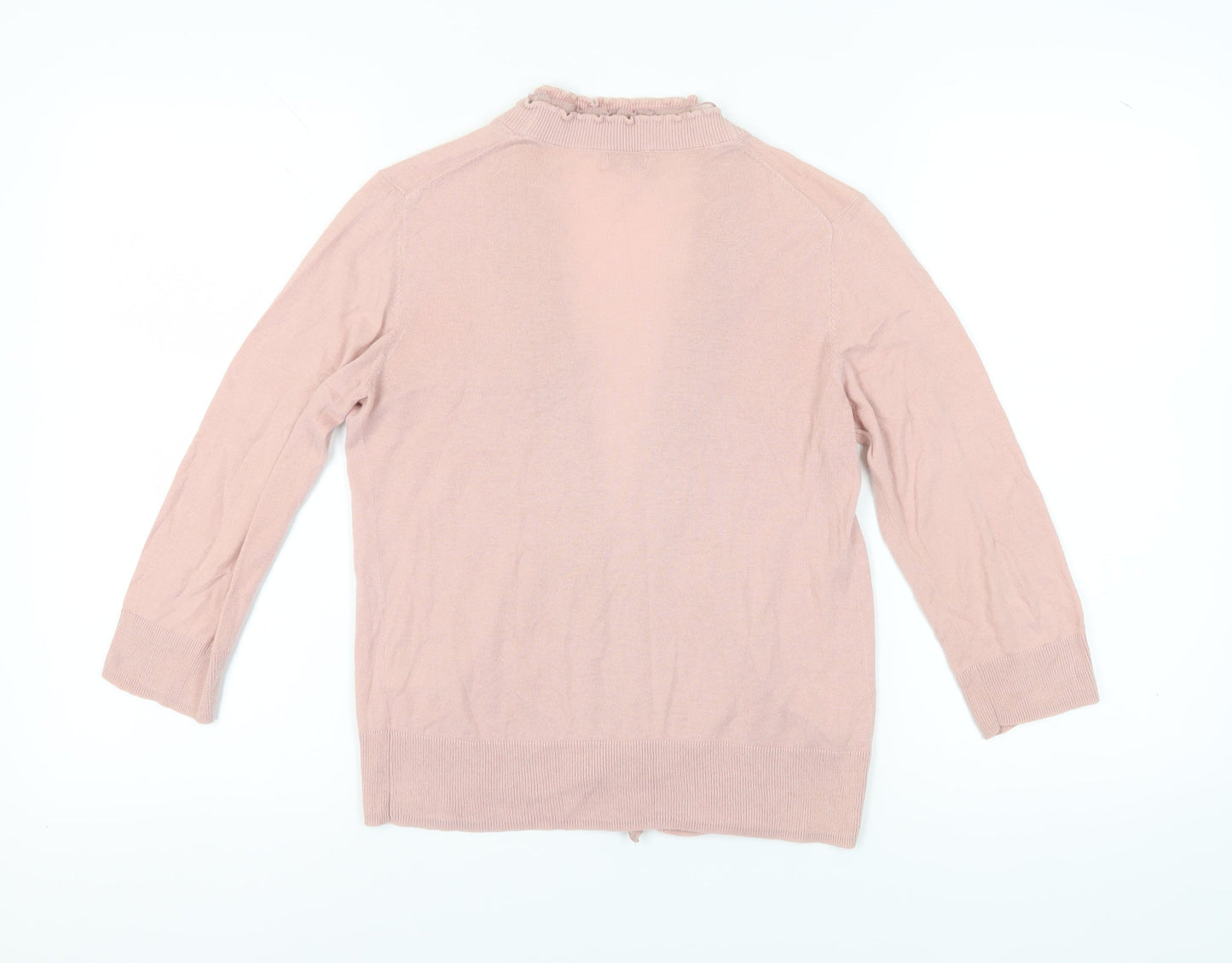 Womens UK Size 12 Phase Eight Pink Cardigan Jumper