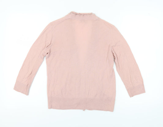 Womens UK Size 12 Phase Eight Pink Cardigan Jumper