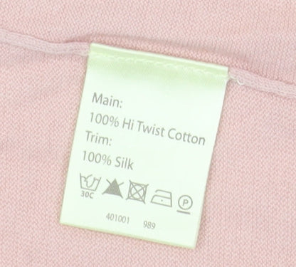 Womens UK Size 12 Phase Eight Pink Cardigan Jumper