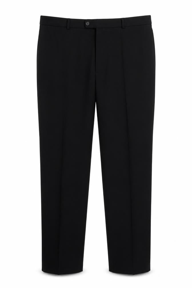 Mens UK Size 38 Armando  Dress Pants Black Trousers