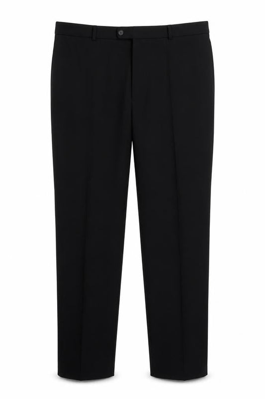 Mens UK Size 38 Armando  Dress Pants Black Trousers