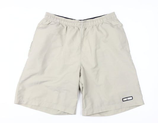 Adidas Men's Beige Sports Shorts - M