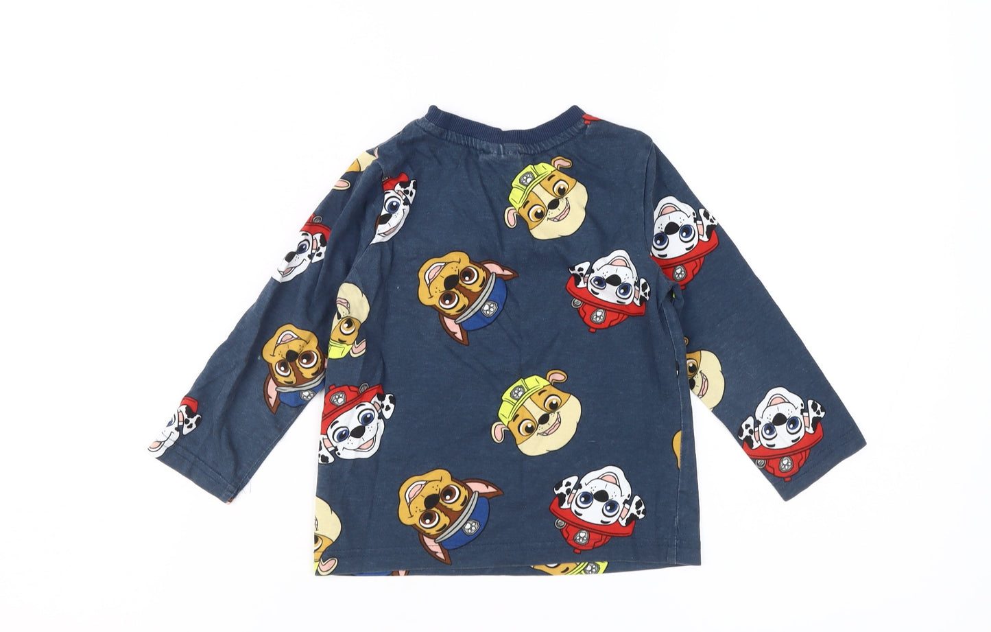 Paw Patrol Boys Blue Pyjama Top 3-4Y Long Sleeve