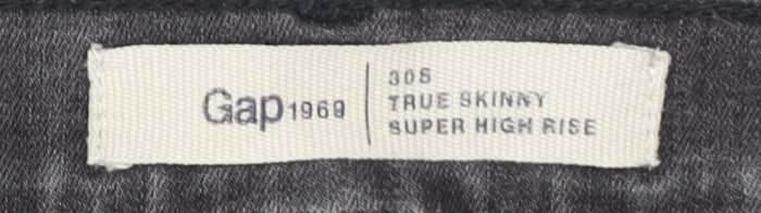 Gap Women's Grey Skinny Jeans Size 10 High Rise