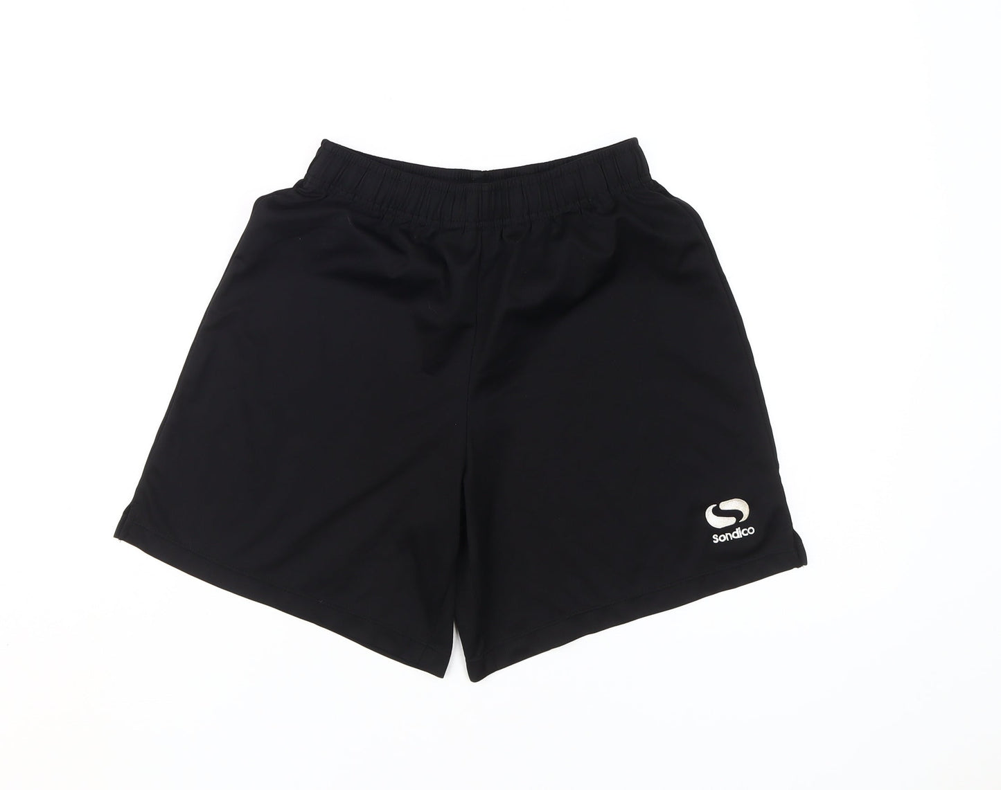 Sondico Boys Black Athletic Shorts 13Y Relaxed Fit
