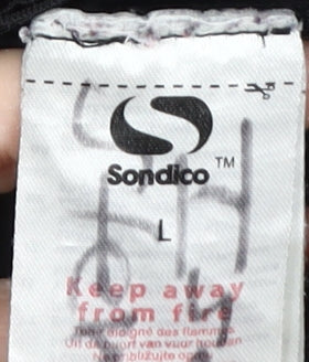 Sondico Men's Black Gym Top Long Sleeve L Pullover