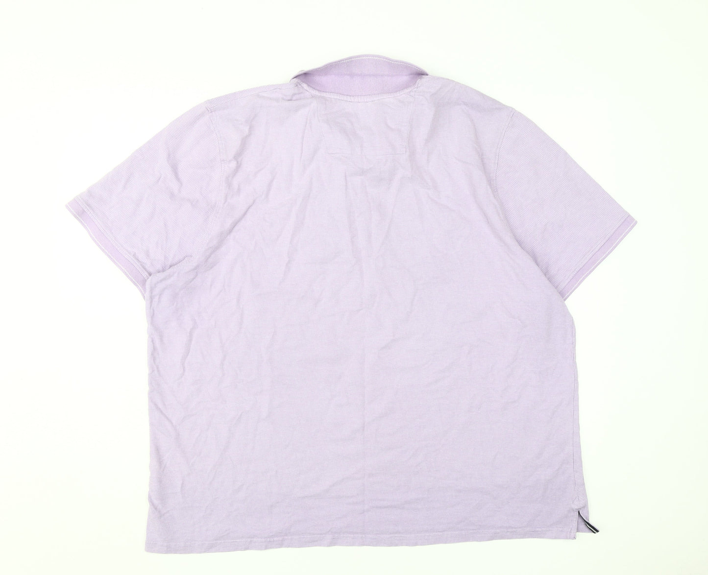 Maine Men's 2XL Purple Polo Shirt Cotton