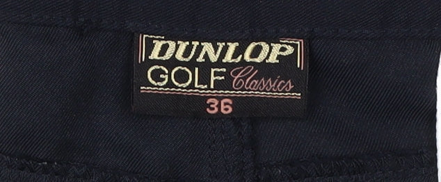 Dunlop Mens Blue Chino Shorts Size 36 with Logo