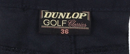 Dunlop Mens Blue Chino Shorts Size 36 with Logo