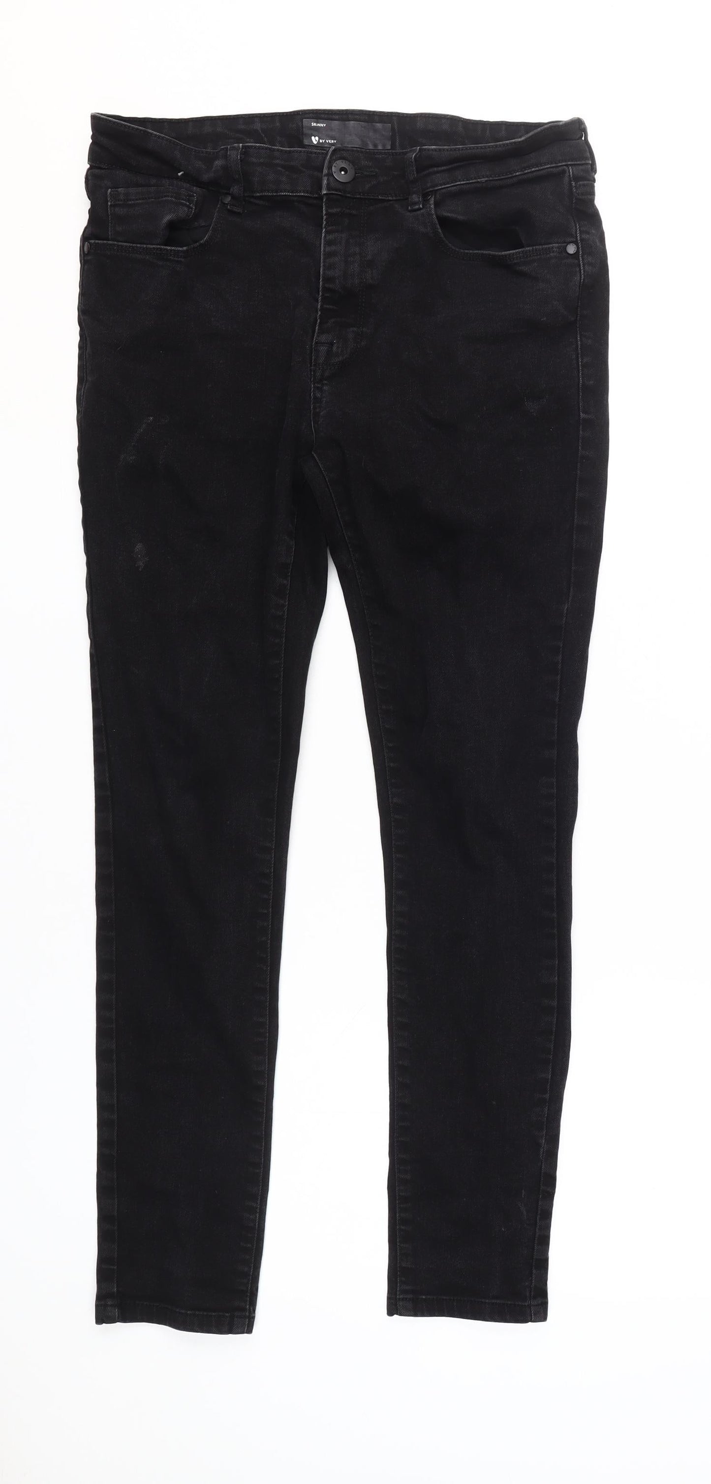 V by Very Women's Black Skinny Jeans, Size 34, Slim Fit