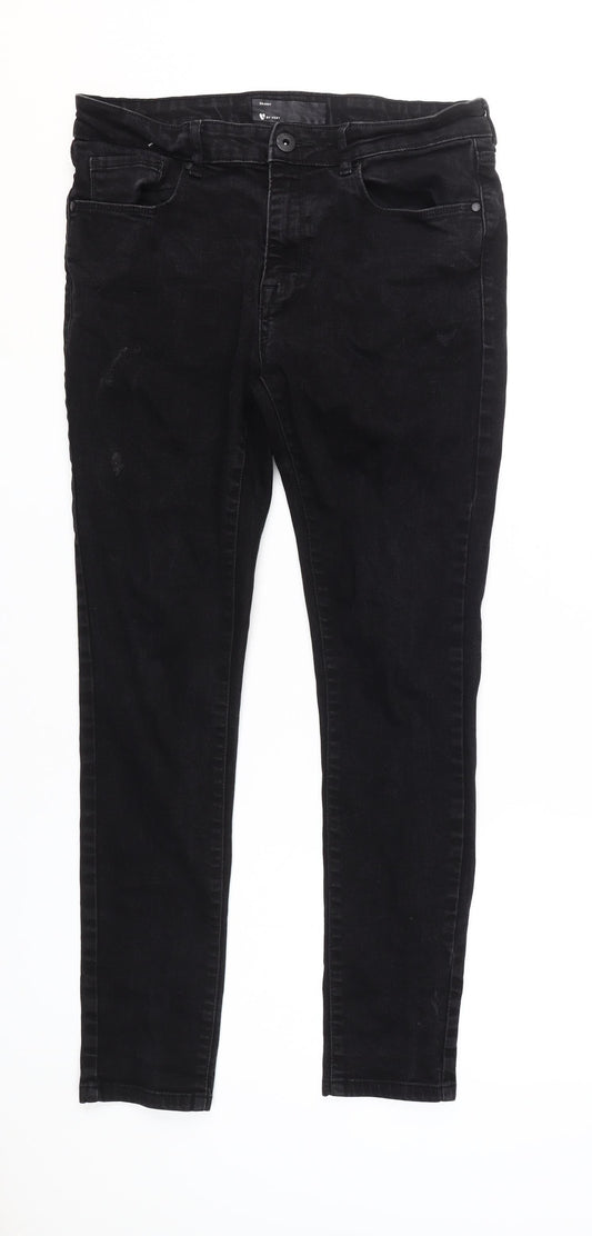 V by Very Women's Black Skinny Jeans, Size 34, Slim Fit