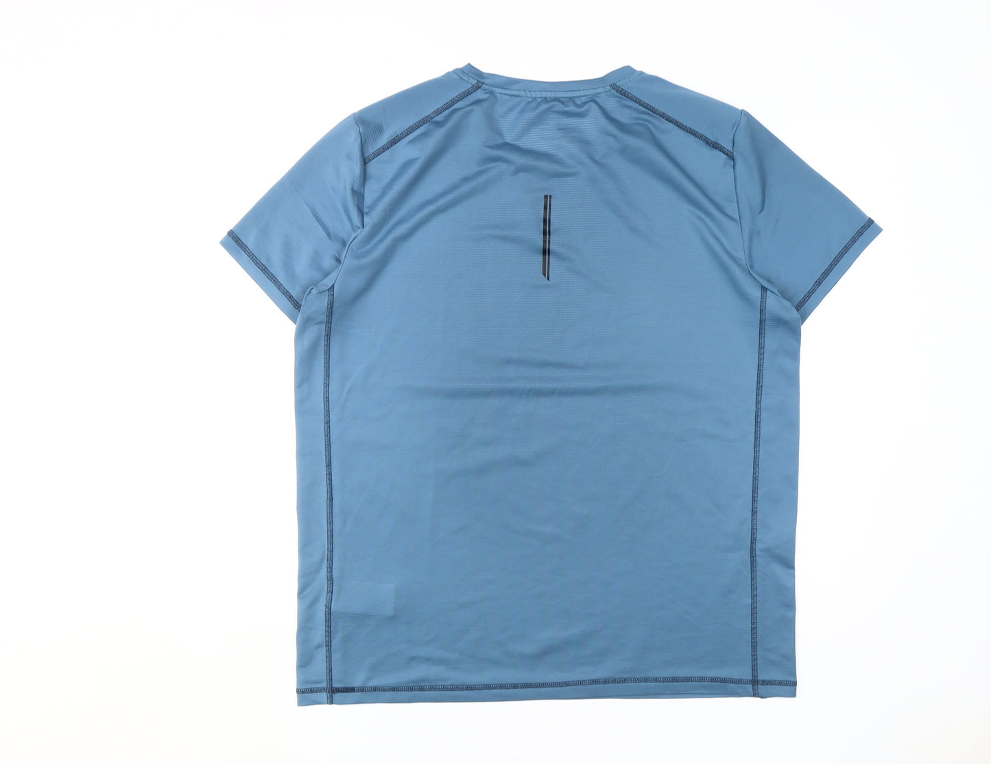 Crivit Men's Blue L Gym T-Shirt Quick Dry Reflective