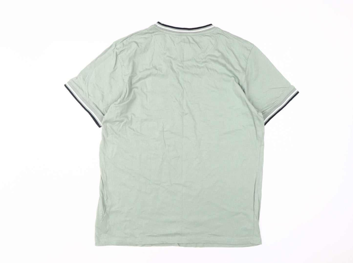 Mens UK Size XL Brave Soul Green  T-Shirt