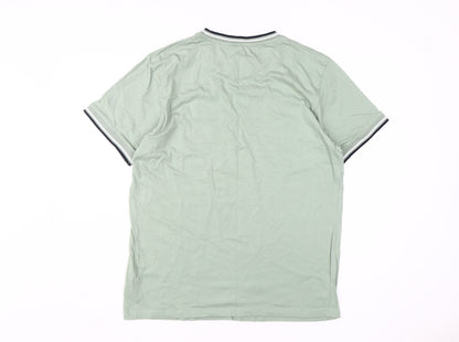 Mens UK Size XL Brave Soul Green  T-Shirt