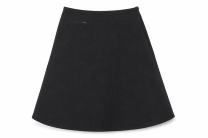 John Lewis Girls Black A-Line Skirt, Size 14 Years, Elastane Blend